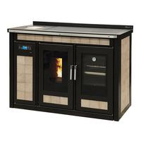Termocucina a pellet Smart 120 in maiolica Klover