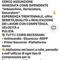 Imbianchino,Decoratore,Verniciatore e Affini