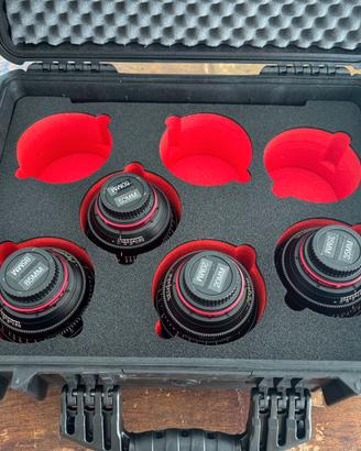 SET CANON PRIME CN-E EF CON VALIGIA