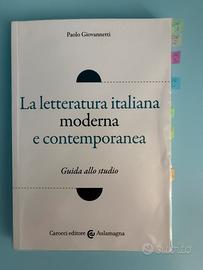 La letteratura italiana moderna e contemporanea