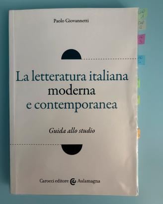 La letteratura italiana moderna e contemporanea