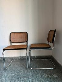 Coppia sedie CESCA Marcel Breuer. Gavina anni 60