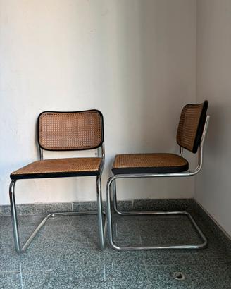 Coppia sedie CESCA Marcel Breuer. Gavina anni 60