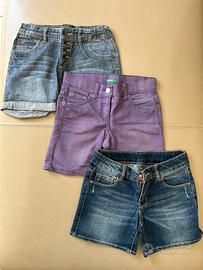 Bermuda jeans bambina