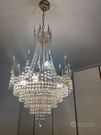 Lampadario in cristallo Swarovski