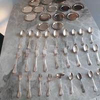 POSATE/PIATTINI ARGENTATI