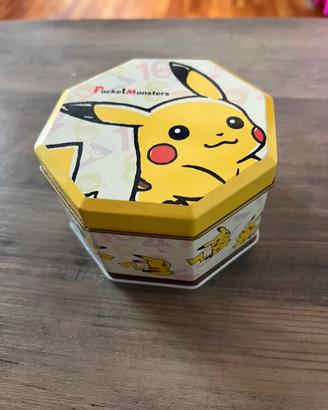 Scatola in Metallo Pokémon Pikachu dal Giappone