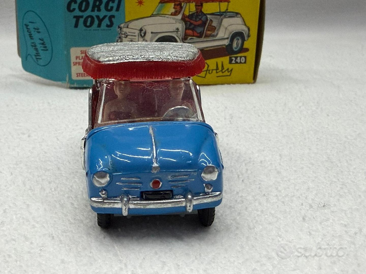 CORGI TOY GHIA-FIAT 600 JOLLY - No. 240 -A- VERY GOOD W/BOX