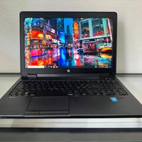 WORKSTATION HP ZBOOK I7 24GB RAM SCHEDA VIDEO 2GB