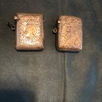 Porta fiammeferi in argento birmingham