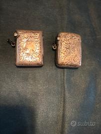 Porta fiammeferi in argento birmingham