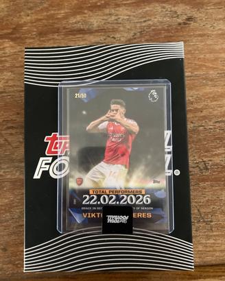 Card Viktor Gyokeres numerato su /50 Topps