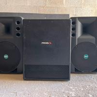 Casse attive rcf piu sub proel