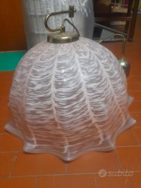 lampadario di vetro di Murano