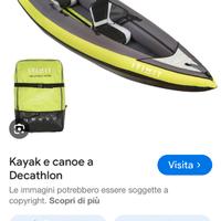 Canoa gonfiabile Decathlon 2 posti