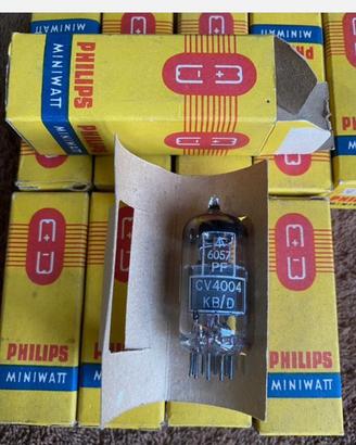 Rare cv4004 ecc83 12ax7 mullard box plate new