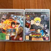 Giochi ps3 naruto e onepiece
