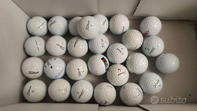 Palline da golf marca TITLEIST, usate, 50 pezzi