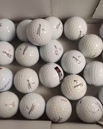 Palline da golf marca TITLEIST, usate, 50 pezzi