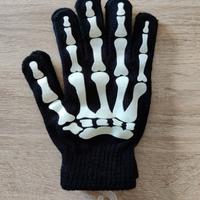 Guanti scheletro glow in the dark (NUOVO)