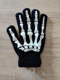 Guanti scheletro glow in the dark (NUOVO)