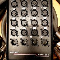 CIABATTA PROEL EBN 1604 STAGE BOX 16 IN 4 OUT