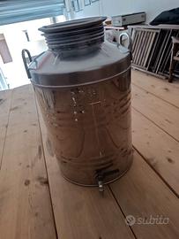 bidone in acciaio inox