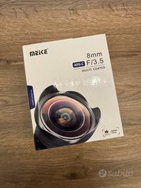 Meike MK-8mm F3.5 Fisheye – Nikon F Mount –  nuovo