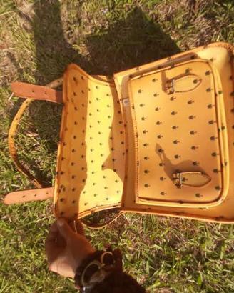 Naj Oleari borsa cartella vintage con tracolla