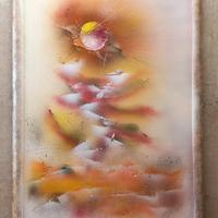 Dipinto surrealismo-astratto
