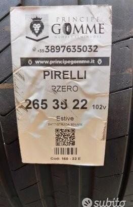 2 gomme 265 35 22 pirelli a160