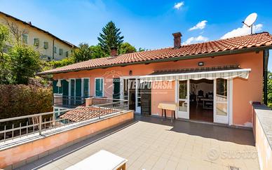 VILLA con GIARDINO PRIVATO, BOX AUTO e PORTICATO