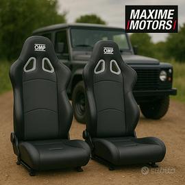 Kit 2 sedili OMP RAID 2 SKY similpelle fuoristrada