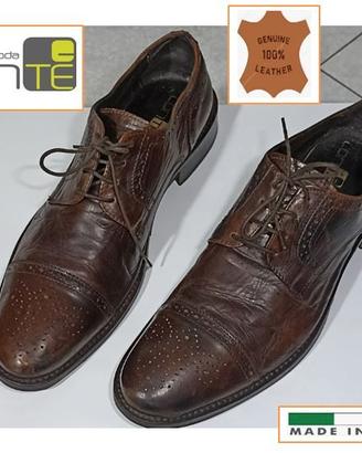 Scarpe stringate classiche Conte n.44 eleganti pel