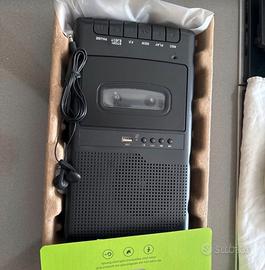 Registratore cassette con usb