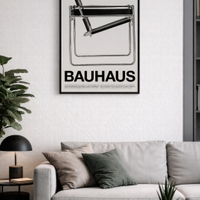 Poster A3 stile Bauhaus – Design iconico e minimal