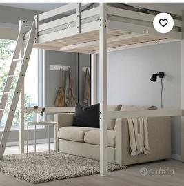 letto a soppalco ikea una piazza e mezza