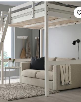 letto a soppalco ikea una piazza e mezza