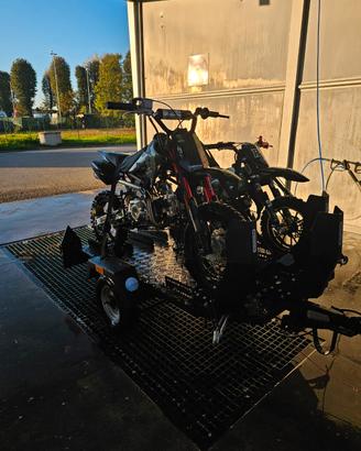 carrello moto 3 posti
