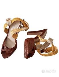 Sandali estivi Silvian Heach tacco 12 plateau 37