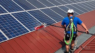 Lavaggio fotovoltaico/tinteggiatura esterna