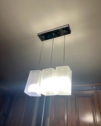 Lampadario moderno a sospensione con 3 luci