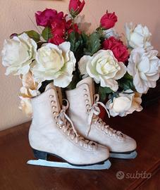 pattini da ghiaccio vintage