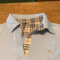 Polo Burberry donna azzurra