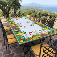 TAVOLO IN PIETRA LAVICA MIS. 200X100 CM. IN ITALIA