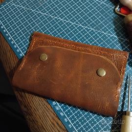 portatabacco, portafogli borse, in pelle e cuoio