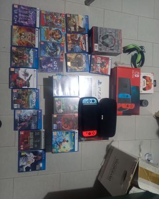 Lotto console ps4 switch e giochi ps4 switch ps5