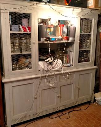 Credenza etnica legno massello scomponibile 