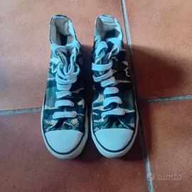 Sneakers alte estive mimetiche