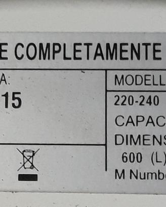 Oblo lavatrice lg f1068qd